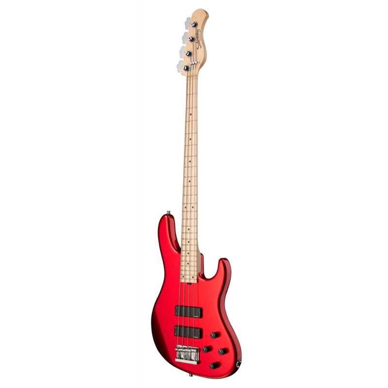 Sadowsky MetroLine 24-Fret Modern Bass, Swamp Ash Body, 4-String - Solid Candy Apple Red Metallic High Polish - 3