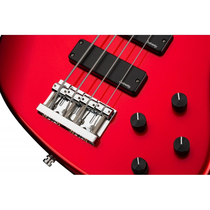 Sadowsky MetroLine 24-Fret Modern Bass, Swamp Ash Body, 4-String - Solid Candy Apple Red Metallic High Polish - 5