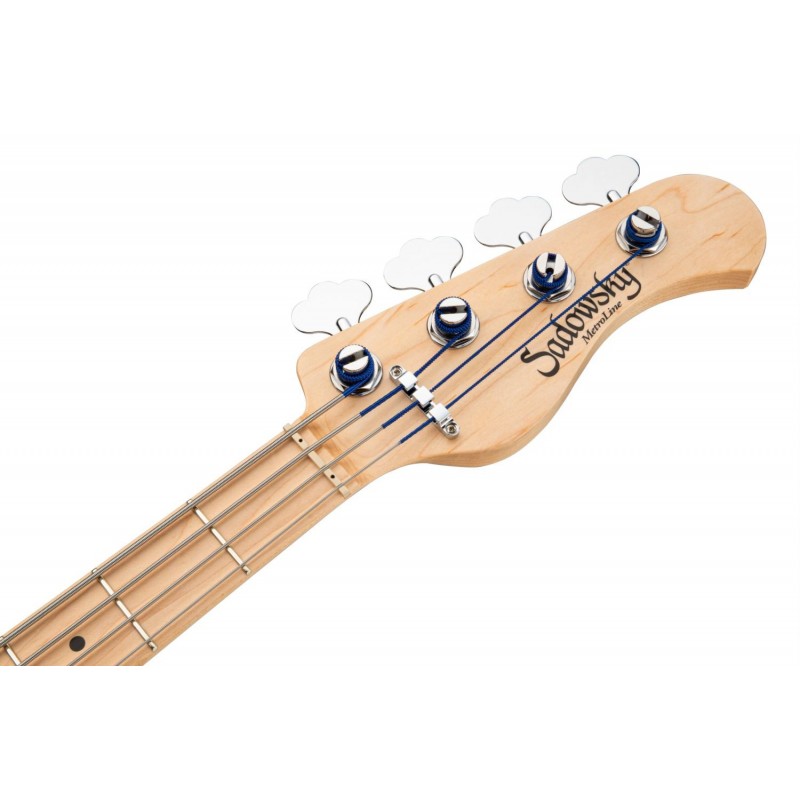 Sadowsky MetroLine 24-Fret Modern Bass, Swamp Ash Body, 4-String - Solid Candy Apple Red Metallic High Polish - 7