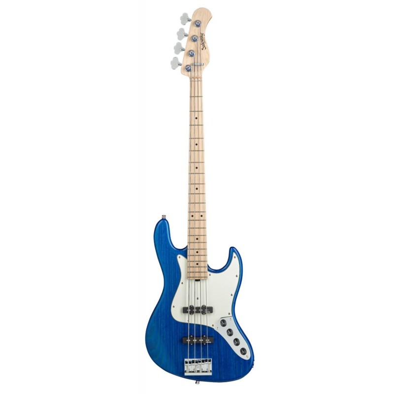 Sadowsky MetroLine 21-Fret Vintage J/J Bass, Swamp Ash Body, 4-String - Blue Transparent Satin - 1