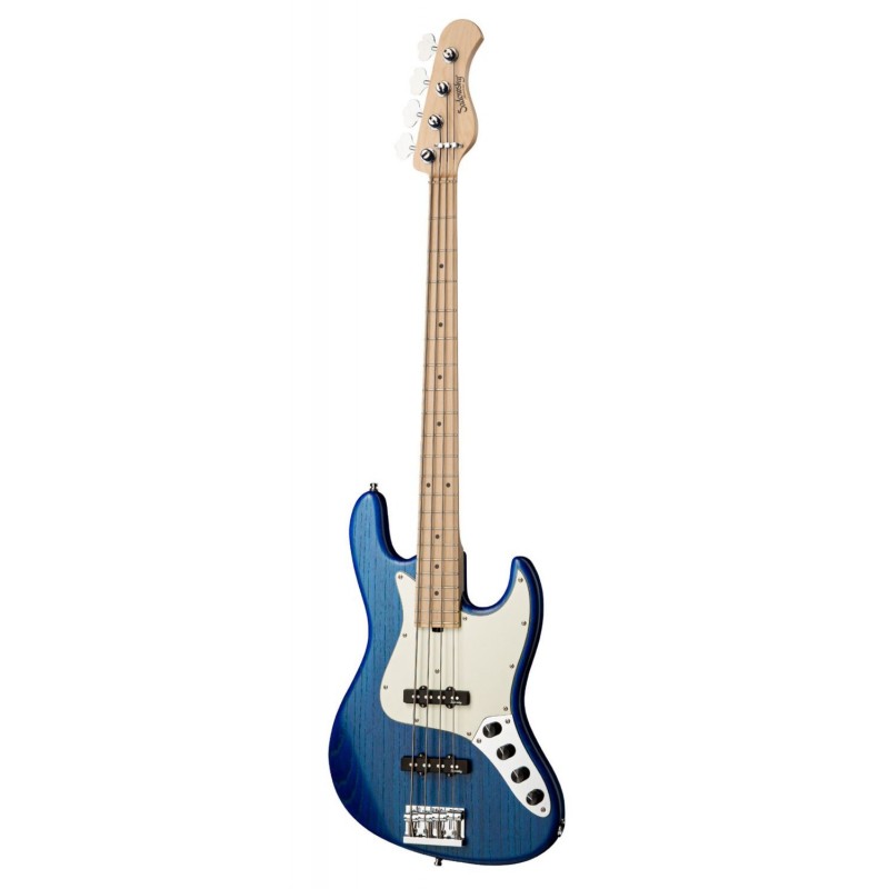 Sadowsky MetroLine 21-Fret Vintage J/J Bass, Swamp Ash Body, 4-String - Blue Transparent Satin - 3