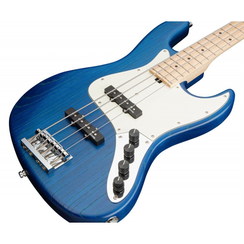 Sadowsky MetroLine 21-Fret Vintage J/J Bass, Swamp Ash Body, 4-String - Blue Transparent Satin - 4