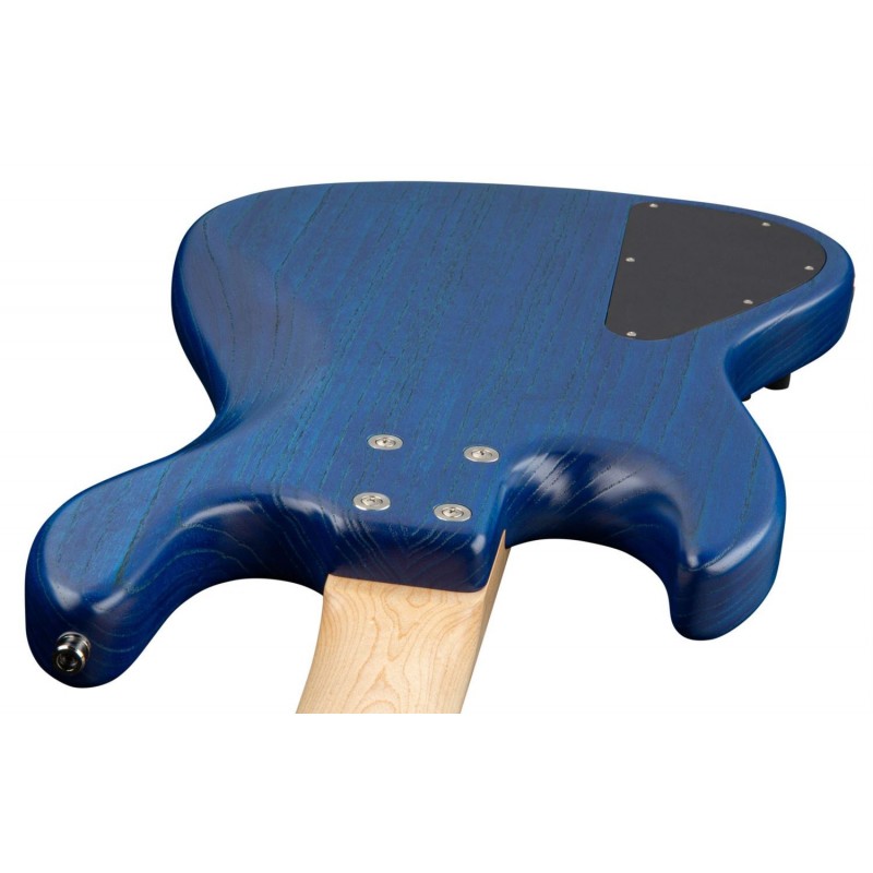 Sadowsky MetroLine 21-Fret Vintage J/J Bass, Swamp Ash Body, 4-String - Blue Transparent Satin - 6