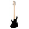 Sadowsky MetroLine 24-Fret Vintage J/J Bass, Swamp Ash Body, 5-String - Solid Black High Polish - 2