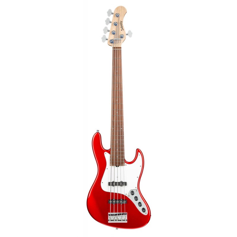 Sadowsky MetroLine 21-Fret Vintage J/J Bass, Red Alder Body, 5-String - Solid Candy Apple Red Metallic High Polish - 1