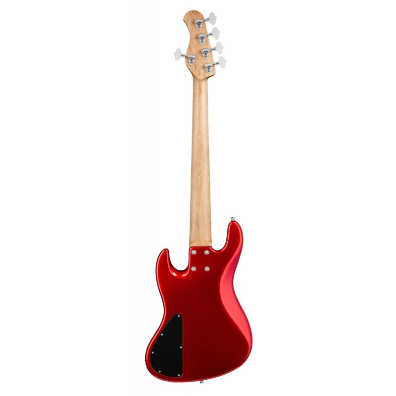 Sadowsky MetroLine 21-Fret Vintage J/J Bass, Red Alder Body, 5-String - Solid Candy Apple Red Metallic High Polish - 2