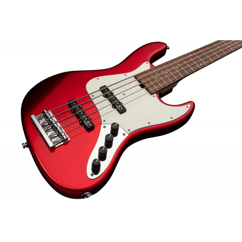 Sadowsky MetroLine 21-Fret Vintage J/J Bass, Red Alder Body, 5-String - Solid Candy Apple Red Metallic High Polish - 4