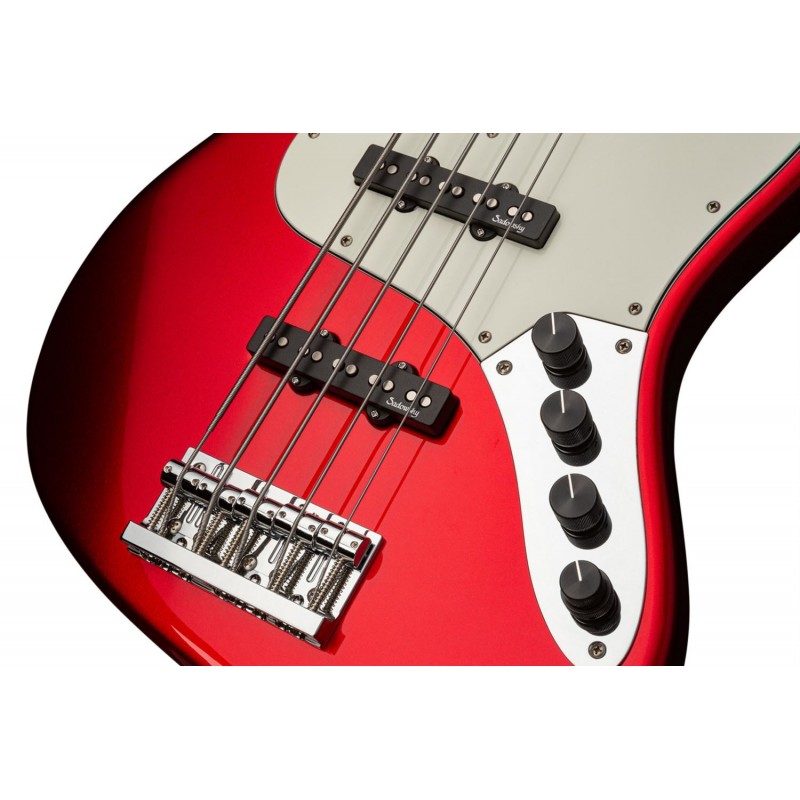 Sadowsky MetroLine 21-Fret Vintage J/J Bass, Red Alder Body, 5-String - Solid Candy Apple Red Metallic High Polish - 5