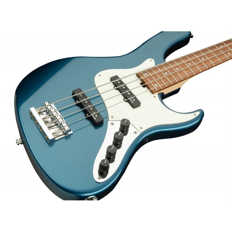 Sadowsky MetroLine 24-Fret Vintage J/J Bass, Red Alder Body, 4-String - Solid Dark Lake Placid Blue Metallic High Polish - 4