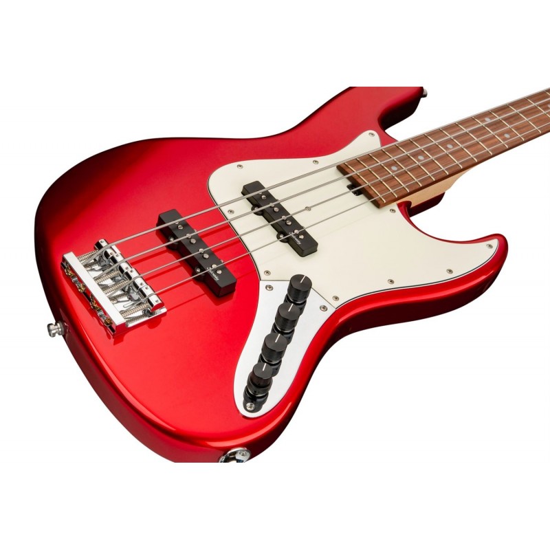 Sadowsky MetroLine 21-Fret Vintage J/J Bass, Red Alder Body, 4-String - Solid Candy Apple Red Metallic High Polish - 4