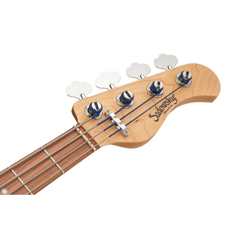 Sadowsky MetroLine 21-Fret Vintage J/J Bass, Red Alder Body, 4-String - Solid Candy Apple Red Metallic High Polish - 7