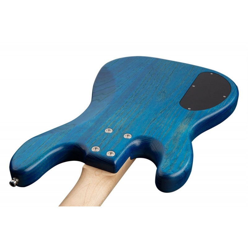 Sadowsky MetroLine 21-Fret Hybrid P/J Bass, Swamp Ash Body, 4-String - Blue Transparent Satin - 6