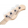 Sadowsky MetroLine 21-Fret Hybrid P/J Bass, Swamp Ash Body, 4-String - Blue Transparent Satin - 7