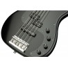 Sadowsky MetroLine 21-Fret Hybrid P/J Bass, Swamp Ash Body, 5-String - Solid Black Satin - 5