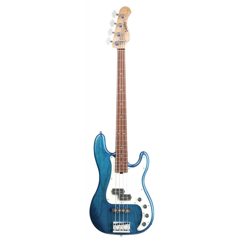 Sadowsky MetroLine 21-Fret Hybrid P/J Bass, Red Alder Body, 4-String - Blue Transparent Satin - 1