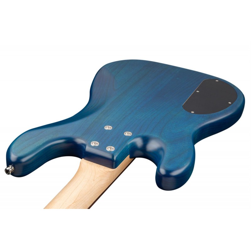 Sadowsky MetroLine 21-Fret Hybrid P/J Bass, Red Alder Body, 4-String - Blue Transparent Satin - 6