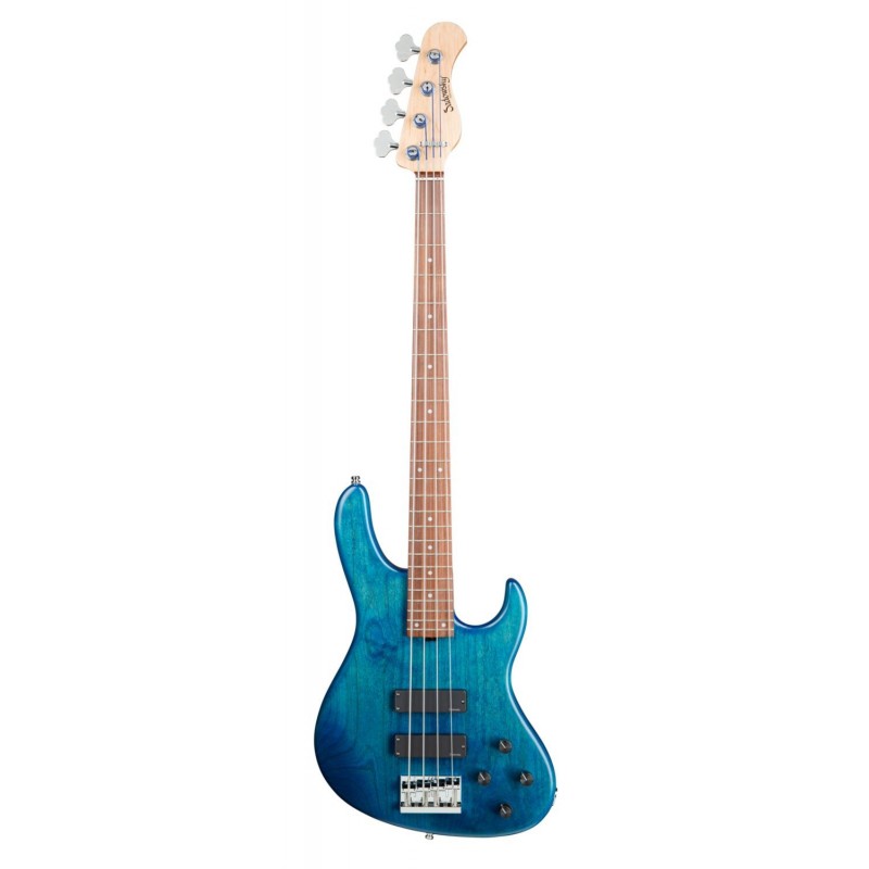 Sadowsky MetroLine 24-Fret Modern Bass, Red Alder Body, 4-String - Blue Transparent Satin - 1