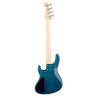 Sadowsky MetroLine 24-Fret Modern Bass, Red Alder Body, 4-String - Blue Transparent Satin - 2