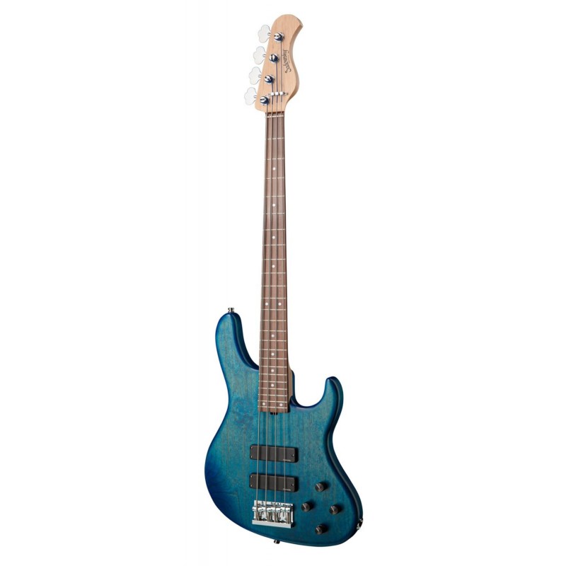 Sadowsky MetroLine 24-Fret Modern Bass, Red Alder Body, 4-String - Blue Transparent Satin - 3