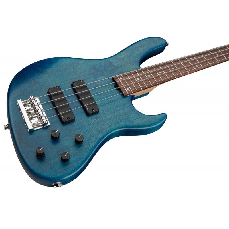 Sadowsky MetroLine 24-Fret Modern Bass, Red Alder Body, 4-String - Blue Transparent Satin - 4