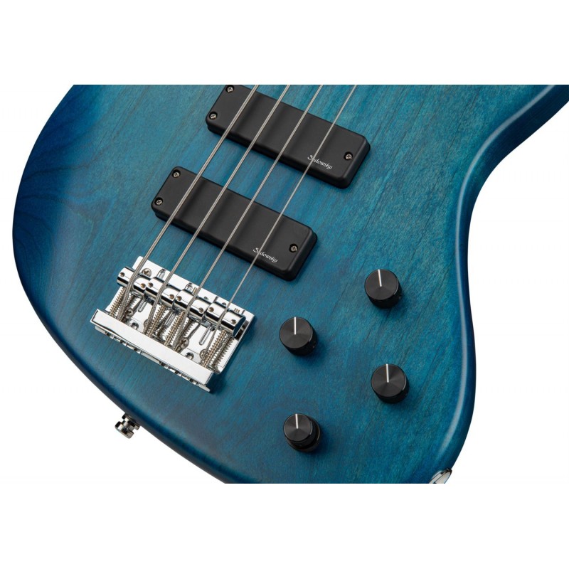 Sadowsky MetroLine 24-Fret Modern Bass, Red Alder Body, 4-String - Blue Transparent Satin - 5