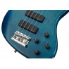 Sadowsky MetroLine 24-Fret Modern Bass, Red Alder Body, 4-String - Blue Transparent Satin - 5