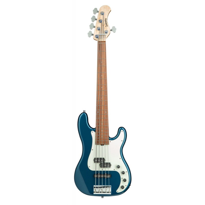 Sadowsky MetroLine 21-Fret Hybrid P/J Bass, Red Alder Body, 5-String - Solid Dark Lake Placid Blue Metallic High Polish - 1