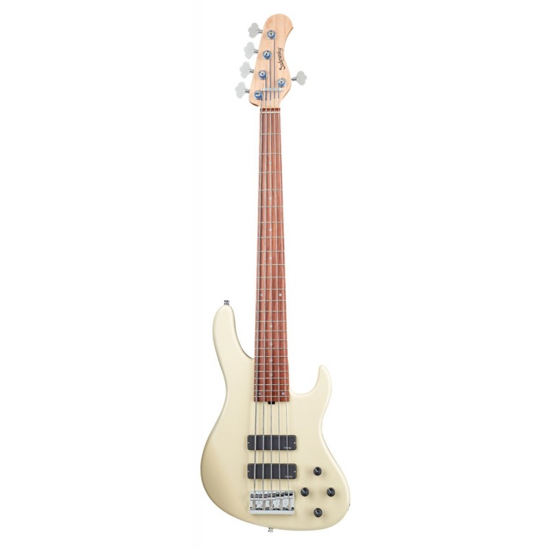 Sadowsky MetroLine 24-Fret Modern Bass, Red Alder Body, 5-String - Solid Olympic White High Polish - 1