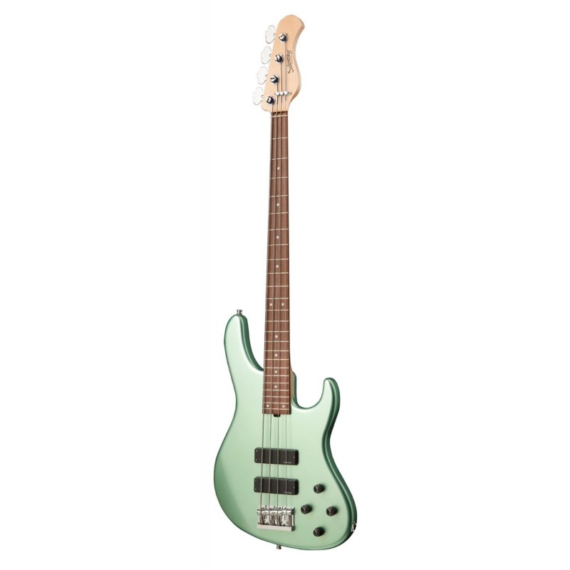 Sadowsky MetroLine 24-Fret Modern Bass, Red Alder Body, 4-String - Solid Sage Green Metallic Satin - 3