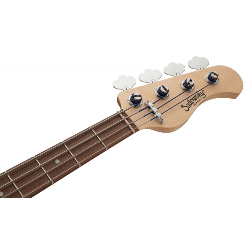 Sadowsky MetroLine 24-Fret Modern Bass, Red Alder Body, 4-String - Solid Sage Green Metallic Satin - 7