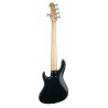 Sadowsky MetroLine 24-Fret Modern Bass, Swamp Ash Body, 5-String - Solid Black Satin - 2