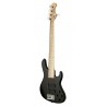 Sadowsky MetroLine 24-Fret Modern Bass, Swamp Ash Body, 5-String - Solid Black Satin - 3