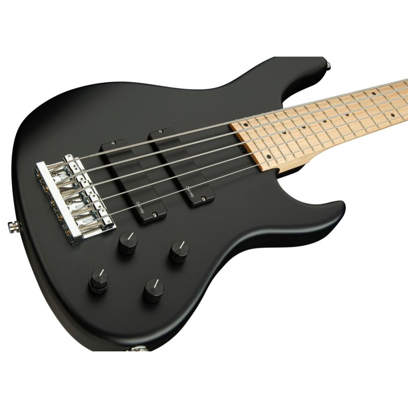 Sadowsky MetroLine 24-Fret Modern Bass, Swamp Ash Body, 5-String - Solid Black Satin - 4