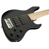 Sadowsky MetroLine 24-Fret Modern Bass, Swamp Ash Body, 5-String - Solid Black Satin - 4