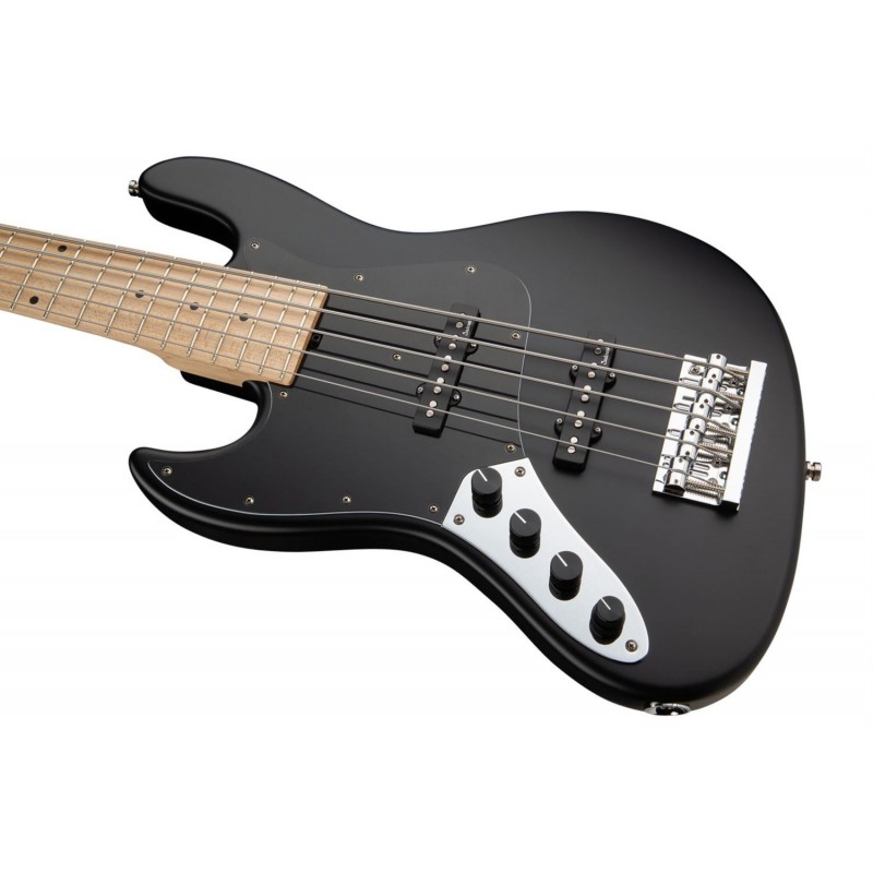 Sadowsky MetroLine 21-Fret Vintage J/J Bass, Swamp Ash Body, 5-String, Lefthand - Solid Black Satin - 4