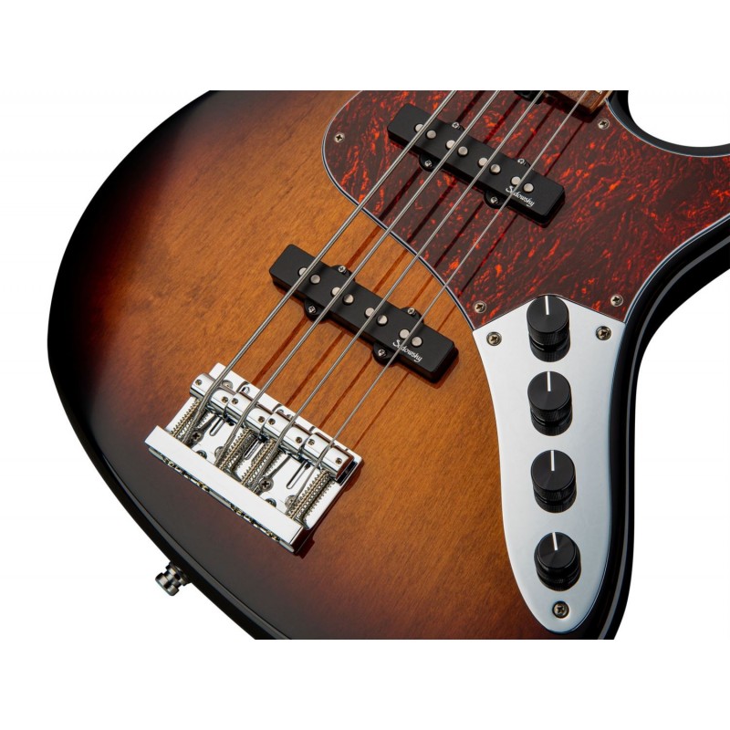 Sadowsky MetroLine 24-Fret Vintage J/J Bass, Red Alder Body, 4-String - '59 Burst Transparent High Polish - 5