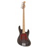 Sadowsky MetroLine 21-Fret Vintage M/J Bass, Swamp Ash Body, 4-String - Black Transparent Satin - 1