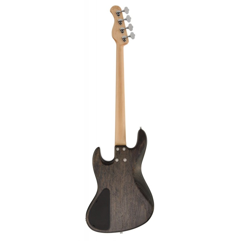 Sadowsky MetroLine 21-Fret Vintage M/J Bass, Swamp Ash Body, 4-String - Black Transparent Satin - 2