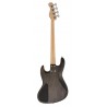 Sadowsky MetroLine 21-Fret Vintage M/J Bass, Swamp Ash Body, 4-String - Black Transparent Satin - 2