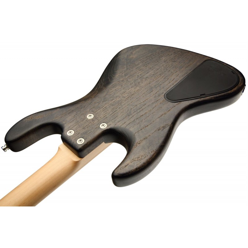 Sadowsky MetroLine 21-Fret Vintage M/J Bass, Swamp Ash Body, 4-String - Black Transparent Satin - 6