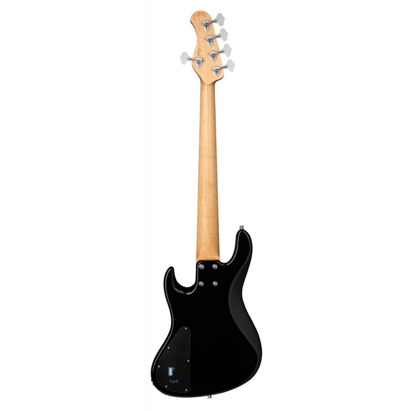 Sadowsky MetroLine 22-Fret Will Lee Artist Line, Swamp Ash Body, 5-String - Solid Black High Polish - 2