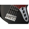 Sadowsky MetroLine 22-Fret Will Lee Artist Line, Swamp Ash Body, 5-String - Solid Black High Polish - 5