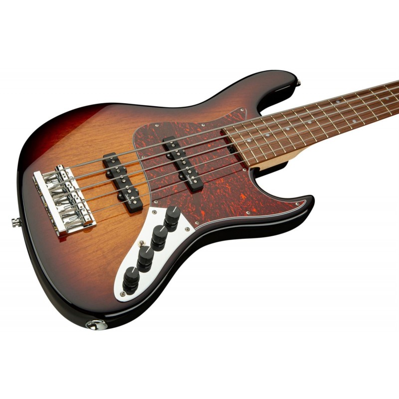 Sadowsky MetroLine 22-Fret Will Lee Artist Line, Red Alder Body, 5-String - '59 Burst Transparent High Polish - 4