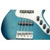 Sadowsky MetroLine 24-Fret Vintage J/J Bass, Red Alder Body, 5-String - Blue Transparent Satin - 5