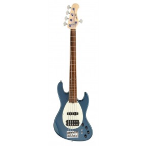 Sadowsky MetroLine 21-Fret Vintage M/J Bass, Red Alder Body, 5-String - Solid Dark Lake Placid Blue Metallic High Polish - 1