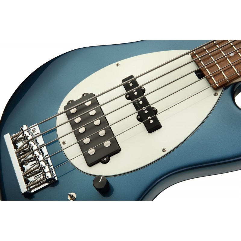 Sadowsky MetroLine 21-Fret Vintage M/J Bass, Red Alder Body, 5-String - Solid Dark Lake Placid Blue Metallic High Polish - 5