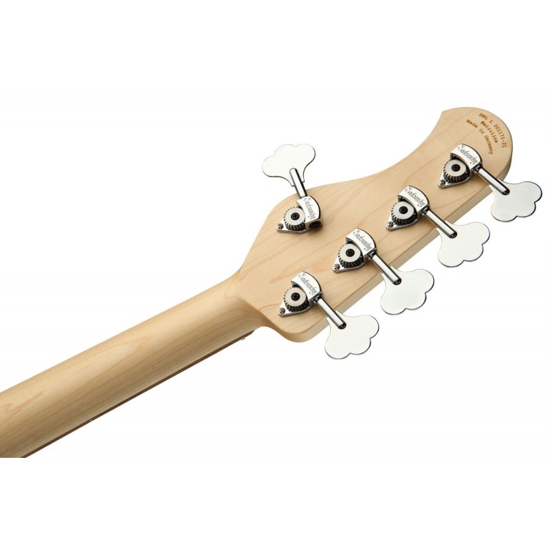 Sadowsky MetroLine 21-Fret Vintage M/J Bass, Red Alder Body, 5-String - Solid Dark Lake Placid Blue Metallic High Polish - 8