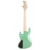 Sadowsky MetroLine 21-Fret Vintage J/J Bass, Swamp Ash Body, 5-String - Solid Sage Green Metallic Satin - 2