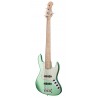 Sadowsky MetroLine 21-Fret Vintage J/J Bass, Swamp Ash Body, 5-String - Solid Sage Green Metallic Satin - 3
