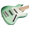 Sadowsky MetroLine 21-Fret Vintage J/J Bass, Swamp Ash Body, 5-String - Solid Sage Green Metallic Satin - 4